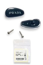 PRADA Nose Pads for Sunglasses Eyeglasses Black Silicon With Screws 17mm... - $956.08 MXN