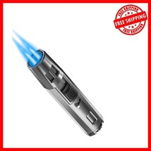 Heavy Duty Windproof Butane Lighter with Visible Fuel Gauge &amp; Adjustable... - $334.36 MXN