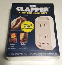 2014 The Clapper Clap On Clap Off Sound Activated On/Off Switch.  NOS - $19.72