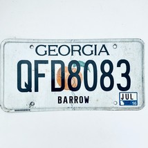 2016 United States Georgia Barrow County Passenger License Plate QFD8083 - $225.96 MXN
