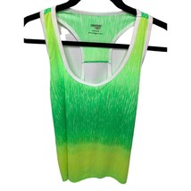 Danskin Now Womens Size XL 16 18 Tank Top Shirt Athletic Green Ombre Rac... - £7.72 GBP