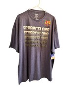 FC Barcelona Official Merchandise blue 2XL new with tags shirt Soccer Fu... - $631.97 MXN