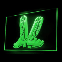 220033B Cowboys nice Shoes Boots Gun best selling Horse Amreican LED Light Sign - £17.29 GBP