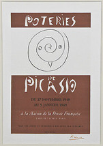 &quot;Poteries De Picasso&quot; by Picasso Signed Lithograph 10&quot;x7&quot; - £1,501.49 GBP