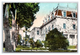 Riverside Hotel Santa Cruz California CA 1913 DB Postcard U16 - £3.22 GBP