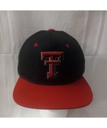 ZEPHYR Texas Tech Red Raiders Snapback Hat Cap 2 Tone Black Red NCAA Adj... - £14.78 GBP