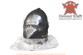 Medieval Hondskull Armour Bascinet Steel COmbat SCA Armour Legal Battle ... - £309.13 GBP+