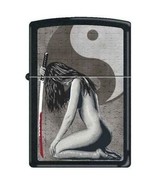 Zippo Lighter - Lady with Sword Black Matte - 852244 - $44.49 CAD