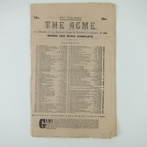 F. Trifet Catalog Sheet Music Book Product Advertising Boston MA Antique 1880s - £79.92 GBP