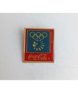 Vintage Coca-Cola Bulgaria Olympic Lapel Hat Pin - $12.38