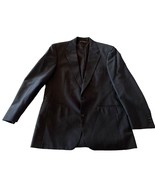 BROOKS BROTHERS Men’s 42L Dark Gray Wool Long Sleeve Button Suit Jacket ... - $74.47 CAD