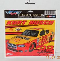 WinCraft Nascar #22 Kurt Busch Ultra Decal Removable Reuseable Penske Ra... - $14.80