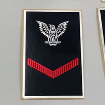 Ten (10) Vintage Petty Officer Third Class E4 Sticker Decals 3&quot;x2&quot; Korean War - £7.41 GBP