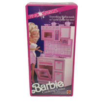 VINTAGE 1990 BARBIE DREAM HOUSE PINK SPARKLES COOKING CENTER KITCHEN MAT... - $56.05