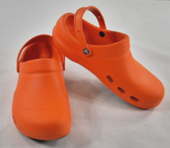 Crocs Mario Batali Signature Orange Bistro Clogs Shoes Slip Resistant Me... - $69.99