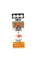 July 17 1997 Cincinnati Reds @ Pittsburgh Pirates Ticket Hal Morris 5 RBI - £15.50 GBP