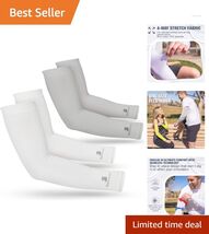 Luxury Cooling Arm Sleeves: 2 Pairs with Superior UV Protection for Outd... - $39.55