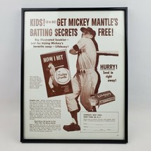 Mickey Mantle Batting Secrets Book Ad Lifebuoy Soap Advertisement - £10.98 GBP