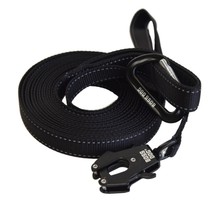 Boss Dog Tactical Nylon Tracking Dog Leash Black, 1ea/20 ft - £47.27 GBP