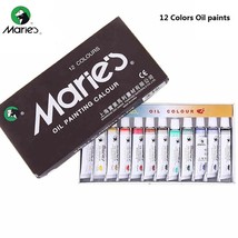 Marie&#39;s Oil Painting Colour ~ 12 Colours ~ Aluminum Tubes ~ Art. No: E1386 - $42.15 CAD