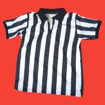 Vintage Referee Umpire Black White Jersey/Shirt Size Medium Crown Shirt ... - £7.38 GBP