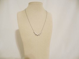Department Store Diamond Accent Silver Plate Heart Necklace B501 - $26.87