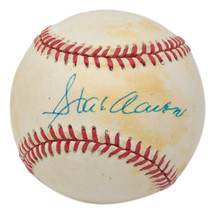 Hank Aaron Milwaukee Braves Firmado Nacional Liga Béisbol Bas Carga 469 - £419.11 GBP