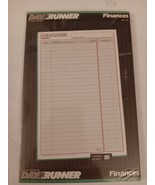 Day Runner 5.5&quot; X 8.5&quot; Binder Itemized Finances Expense Report Pages Pac... - $12.99