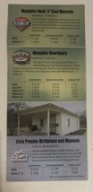Elvis Presley’s Birthplace And Museum Travel Brochure Tupelo Mississippi BR12 - £4.63 GBP
