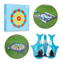 Jarts Lawn Darts with 3 Shark Darts - Outdoor Play - Kids/Adults Games - £23.24 GBP