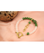 Jade Mountain Menstrual Cycle Tracking Bracelet - Jade,moonstone,rose qu... - £30.81 GBP