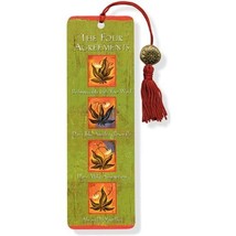 The Four Agreements Beaded Bookmark Ruiz, Don Miguel - $5.00