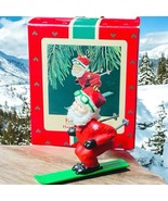 Vtg 1988 Hallmark Christmas Ornament Goin Cross Country Skiing Polar Bear - $220.82 MXN