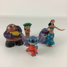 Disney Lilo &amp; Stitch McDonald’s Figures Bobble Head 5pc Lot Jumba Jookib... - $23.71