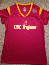 USC Trojans Short Sleeve V-Neck Women&#39;s Size Med Top Shirt Jersey, NWOT  - £17.38 GBP