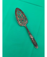 Isabella silverplate VTG tarnished pie cake server made in USA - $375.97 MXN