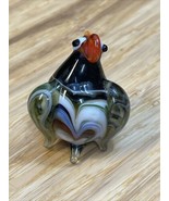 Vintage Handmade Hand Blown Glass Chicken Farm Animals KG - $183.78 MXN