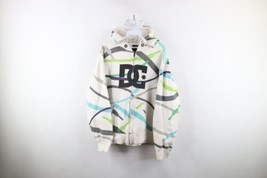 Vintage DC Shoes Skateboarding Mens XL Spell Out Heavyweight Full Zip Hoodie - £66.91 GBP