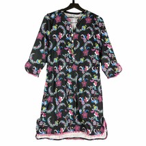 Tracy Negoshian Dress Size Medium Womens Boho 3/4 Sleeve Geometric Maxi ... - £10.21 GBP
