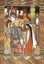 Prince and Princess by Ivan Bilibin - Art Print - £17.23 GBP+