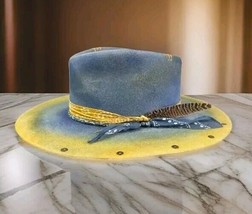 Custom Retro French Fedora Cowboy Hat Cam Newton Style - $33.24