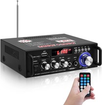 Hifi Bluetooth Home Audio Amplifier: 298A Mini Stereo Amp Rms 40W Max 300W Power - £31.39 GBP