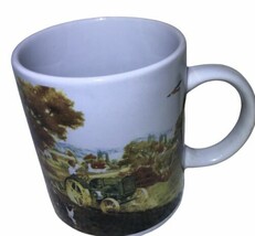 John Deere 10oz Coffee Mug Cup Farm Scene Tractor In Field Dog Country B... - £7.22 GBP