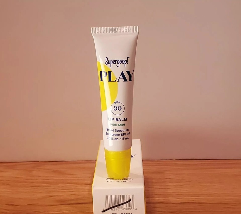 Supergoop Play Lip Balm SPF 30 with Mint 0.5 fl oz NIB - $14.84