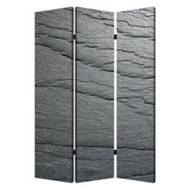 48" X 72" Multi Color Wood Canvas Black Slate  Screen - $10,369.32 MXN