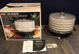 VIntage In Box Waring Food Dehydrator Model #DF415-1 5 Trays Fruits Jerky - £65.68 GBP