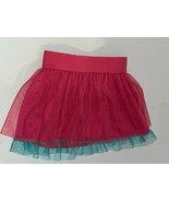 Girls Disney Tutu Tulle Skirt /skort Size 2T 24 months Pink &amp; Blue Elastic - $15.07 CAD