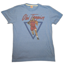 Dayton Flyers Obi Tappin Flawed Holes t-shirt Blue L large USA made cott... - $5.93