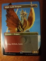 Adult Gold Dragon Magic The Gathering Rare Adventures Forgotten Realms 297 - $2.33