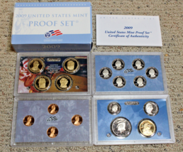 18 Coins 2009 S United States Mint Clad Gem Proof Set High Grade Box &amp; P... - £31.38 GBP